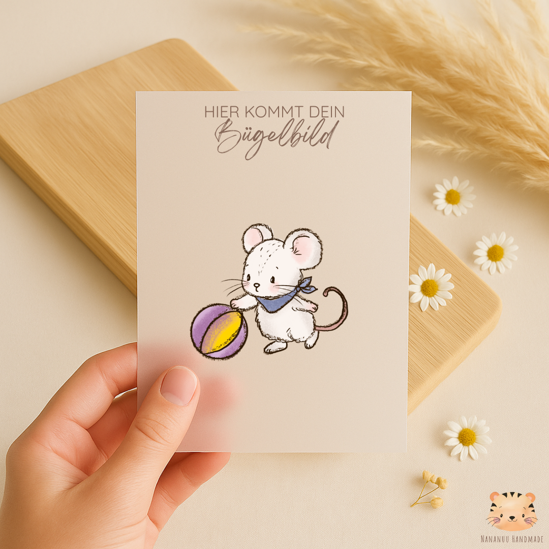 Vorbestellung: Bügelbild Vorschule