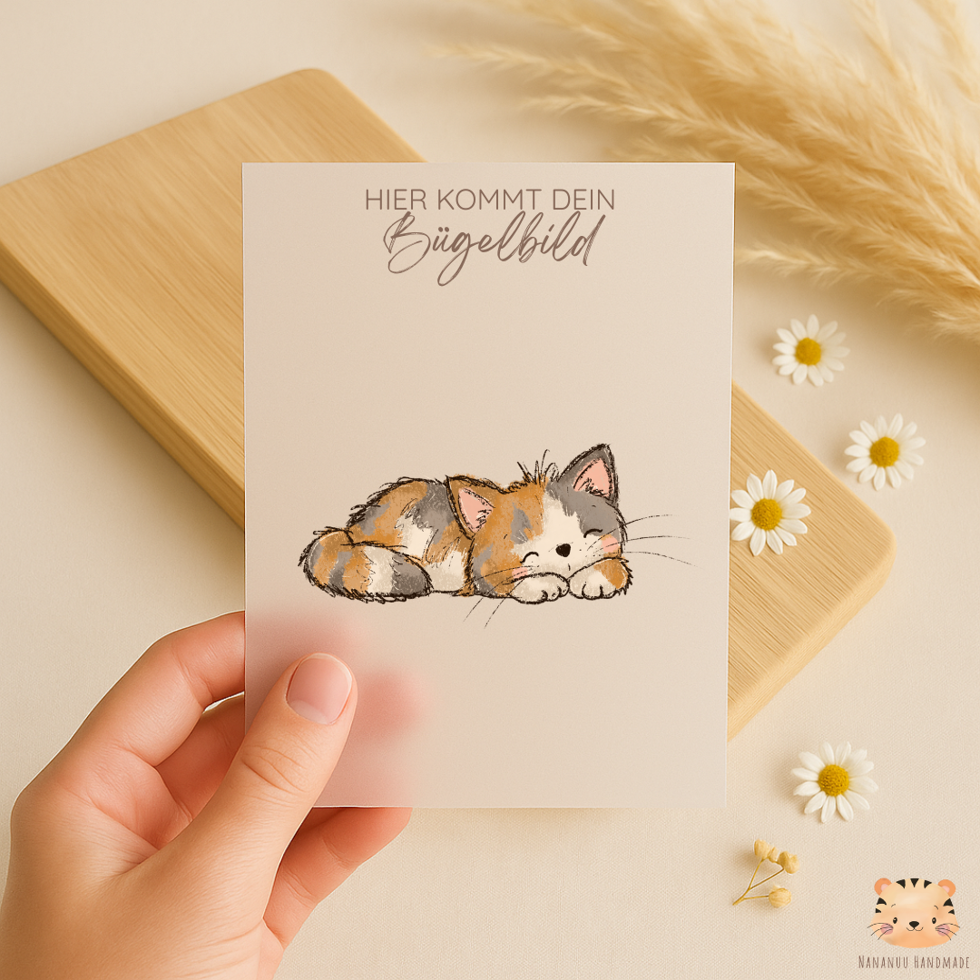 Vorbestellung: Bügelbild Catlover