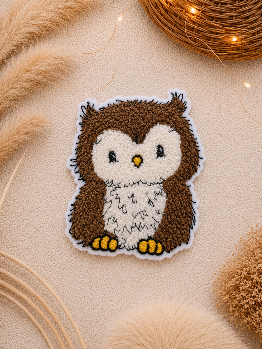 Coming Soon: Chenille Patch Eule