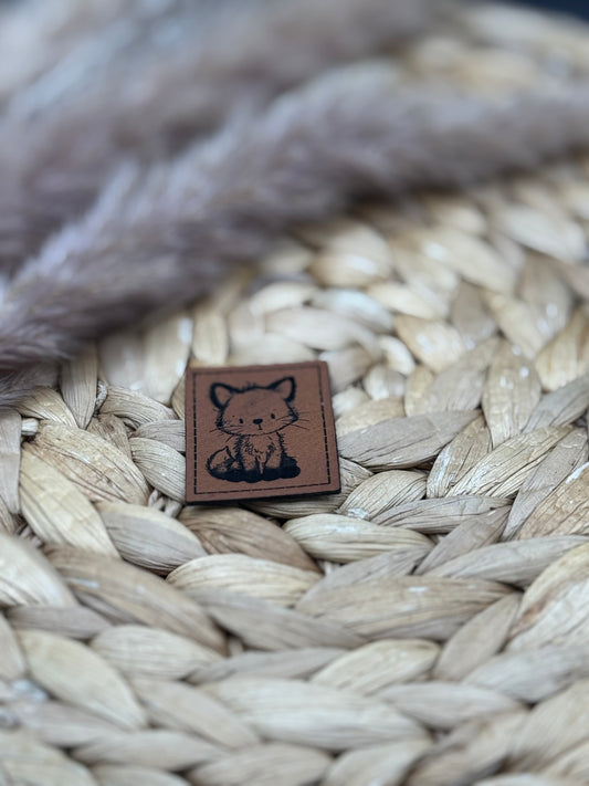 Kunstleder-Label Schnuffelfuchs