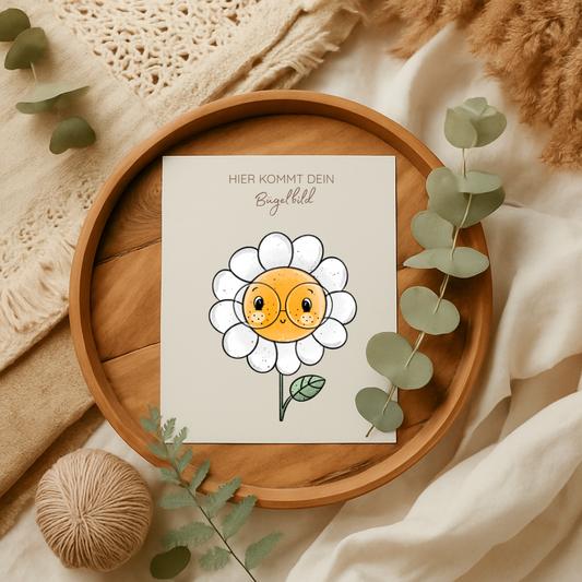 Bügelbild: Flowerbabys