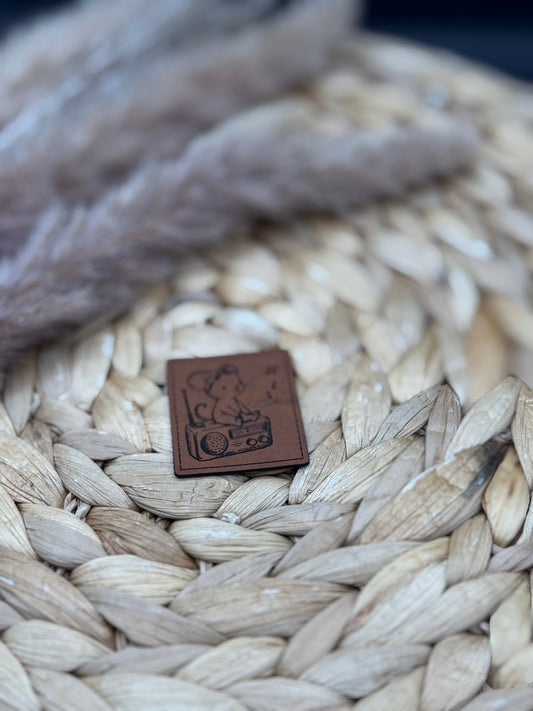 Kunstleder-Label Tanzmaus