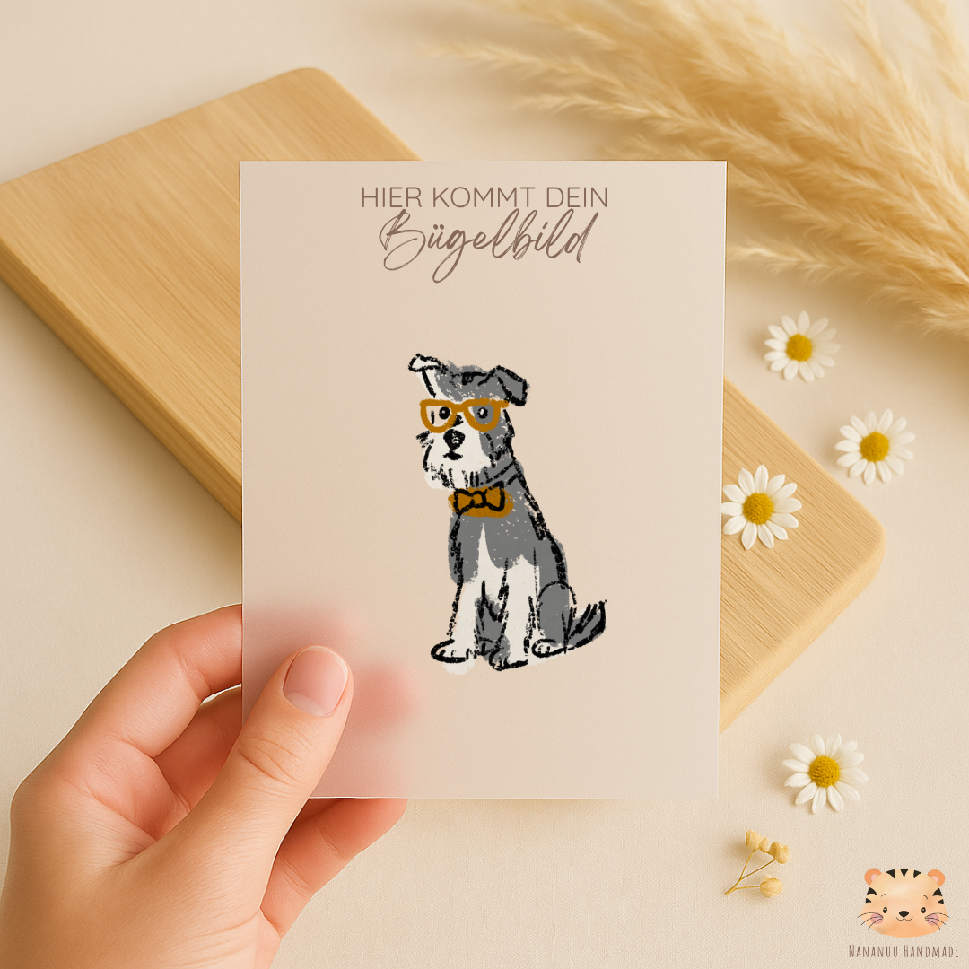Vorbestellung: Bügelbild Doodle Wuffis