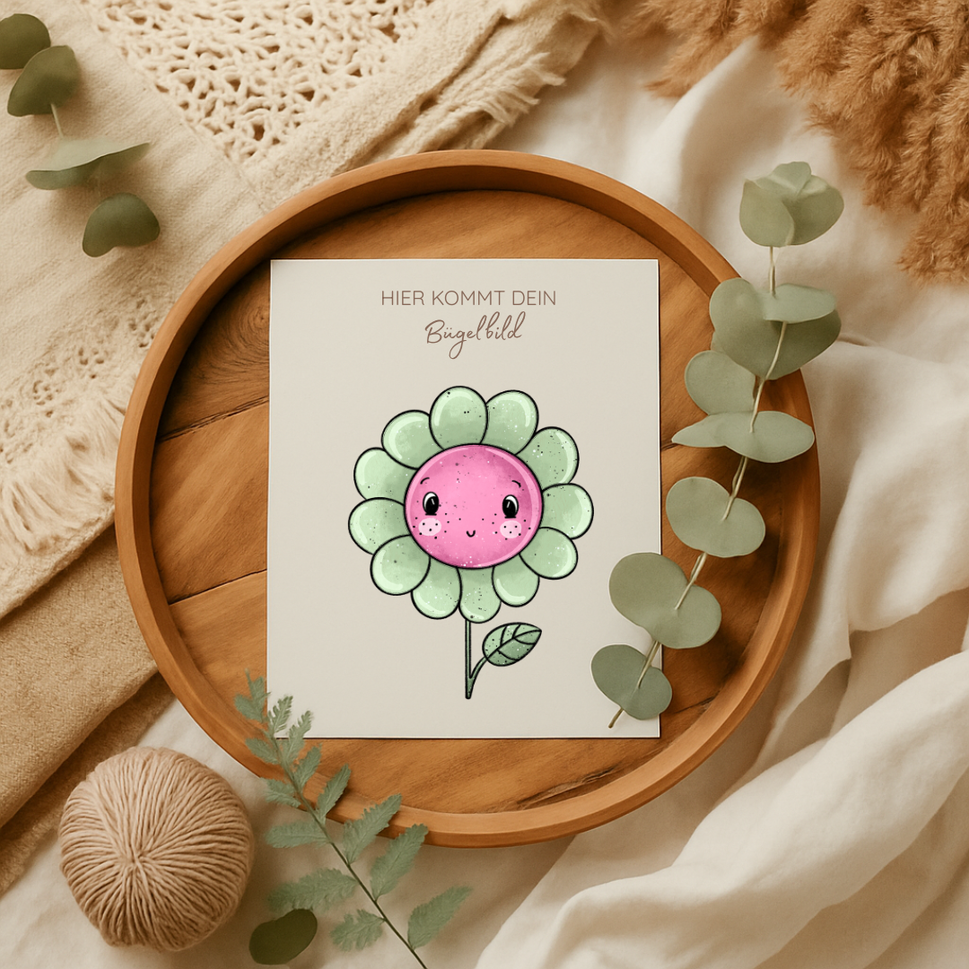 Bügelbild: Flowerbabys