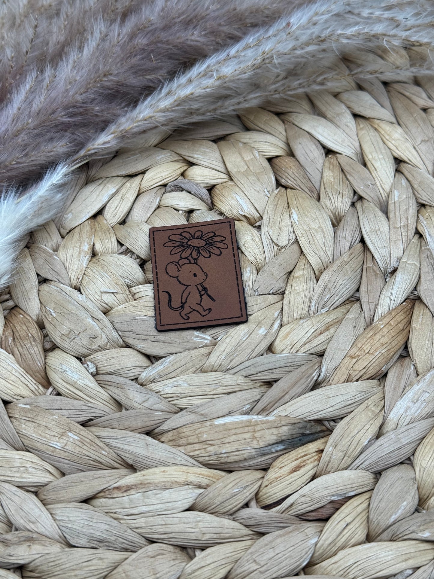 Kunstleder-Label Frühling in Maushausen