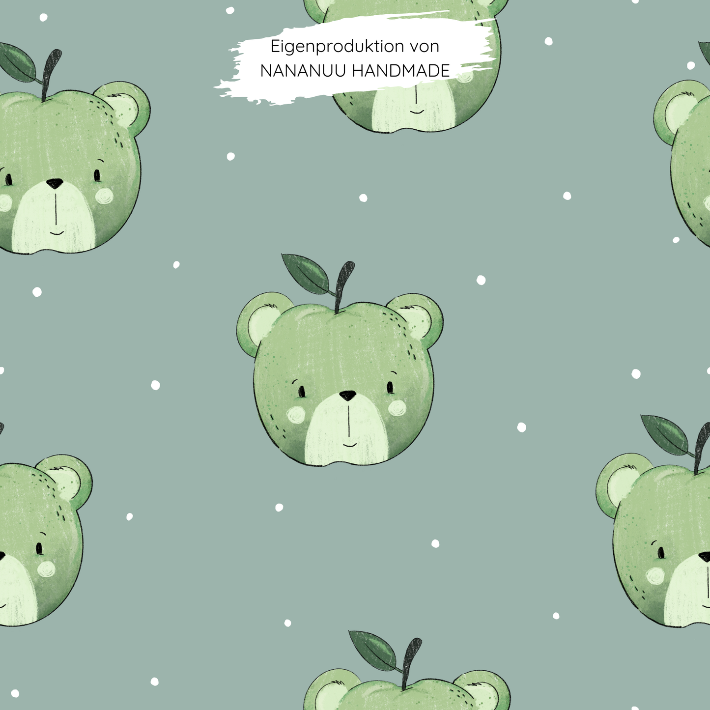 French Terry Apfelteddy