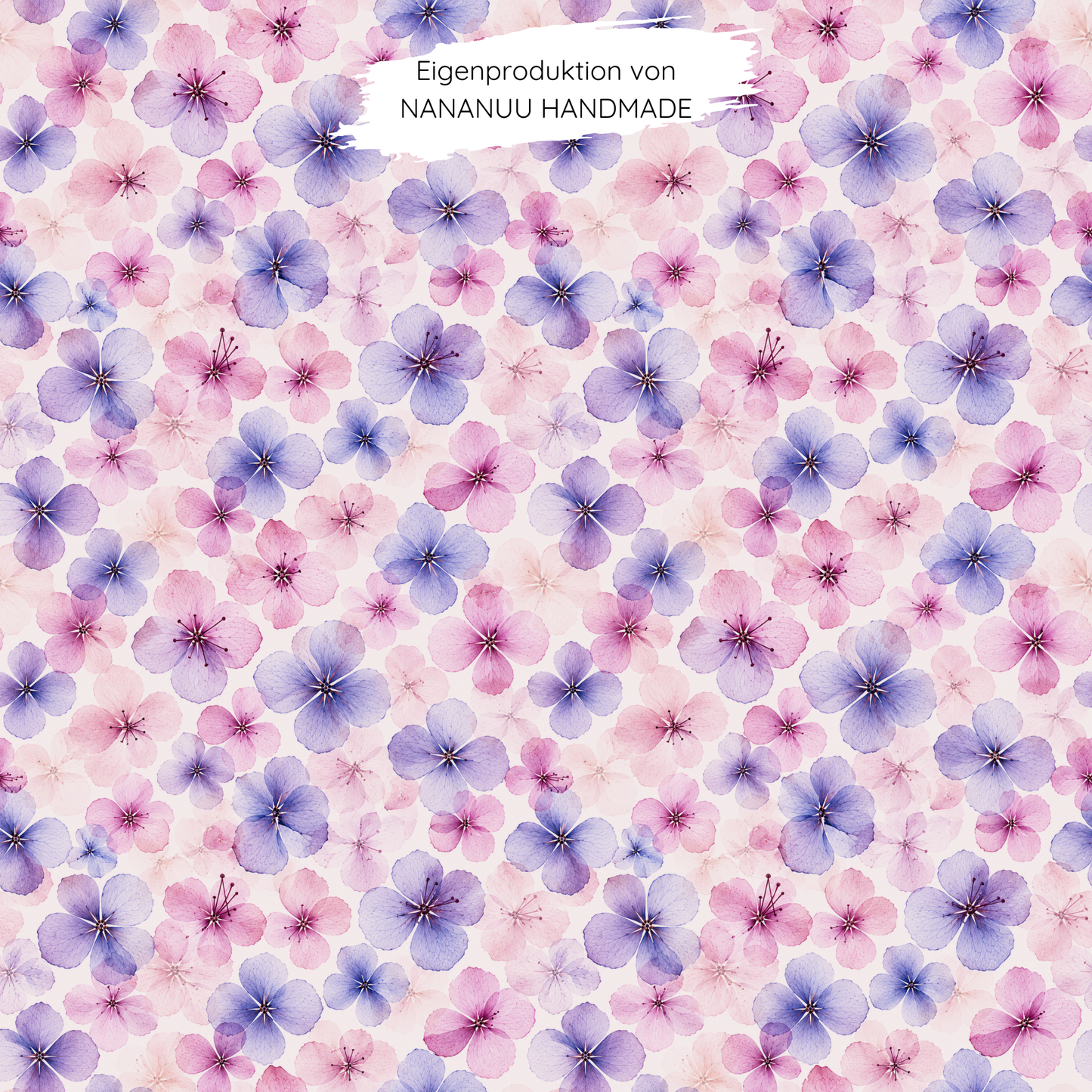Vorbestellung: Jersey Aquarellblumen