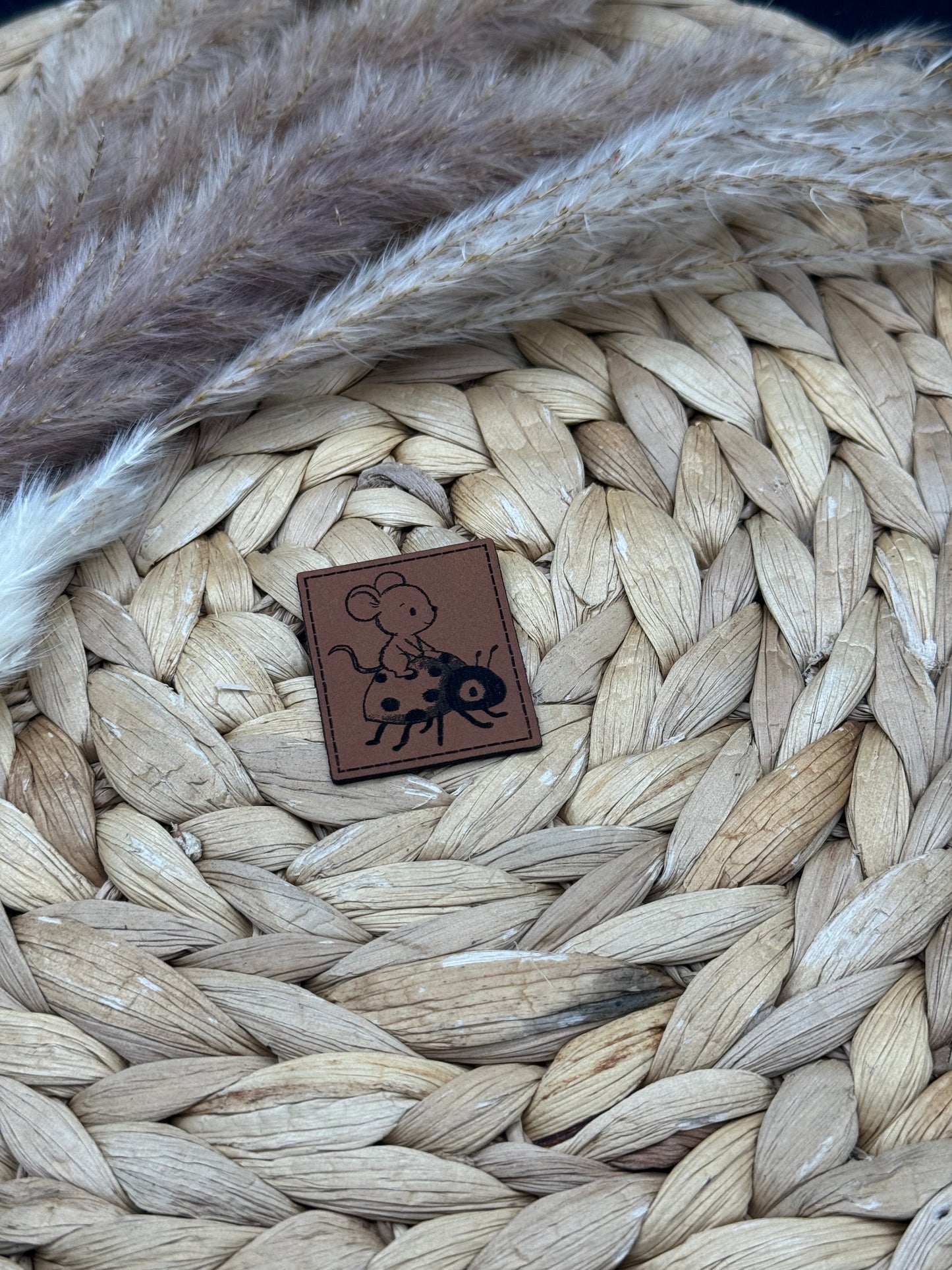 Kunstleder-Label Frühling in Maushausen