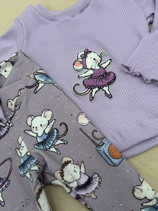 Chenille Patch Tanzmaus