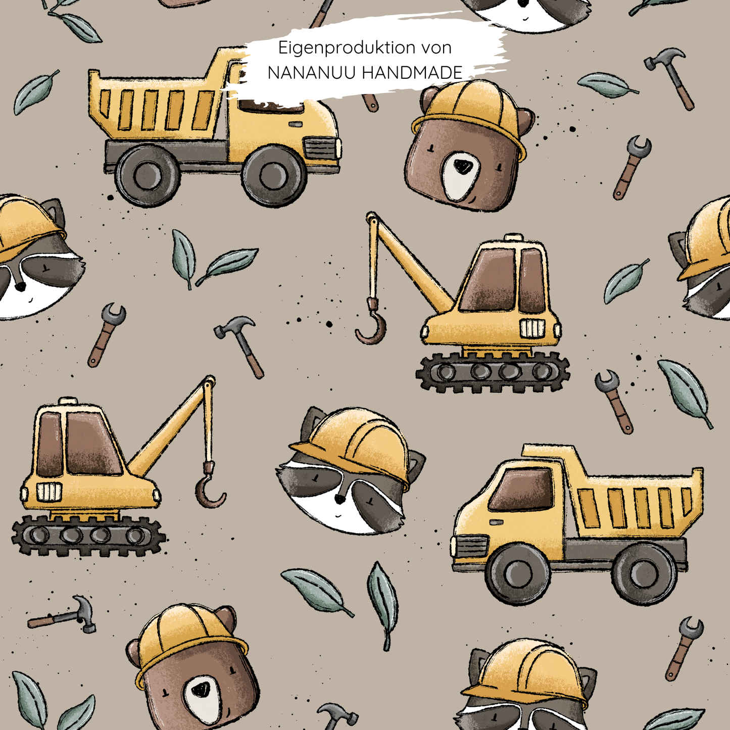 Vorbestellung: Bio French Terry Baustellenleitung