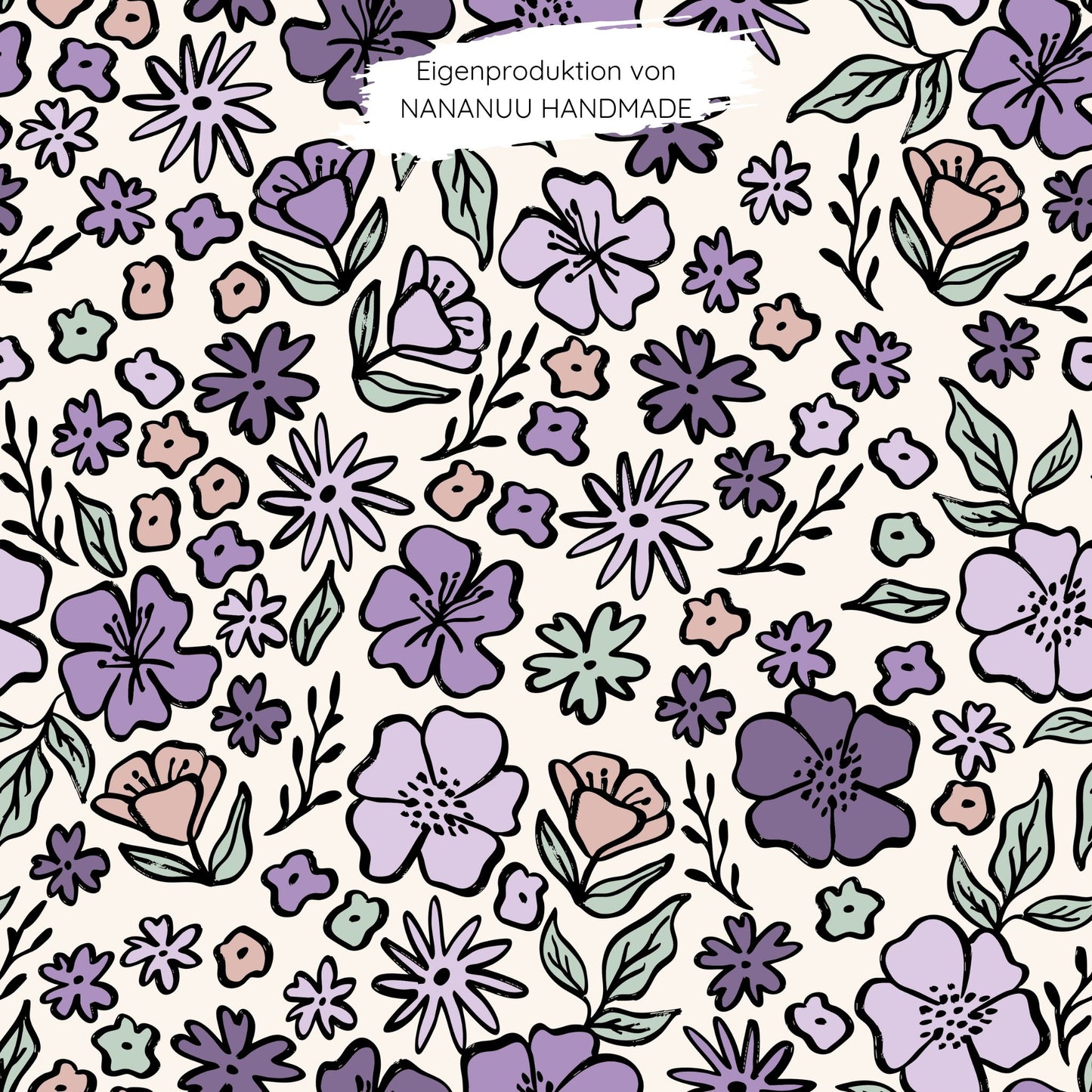 Bio French Terry Blumentag