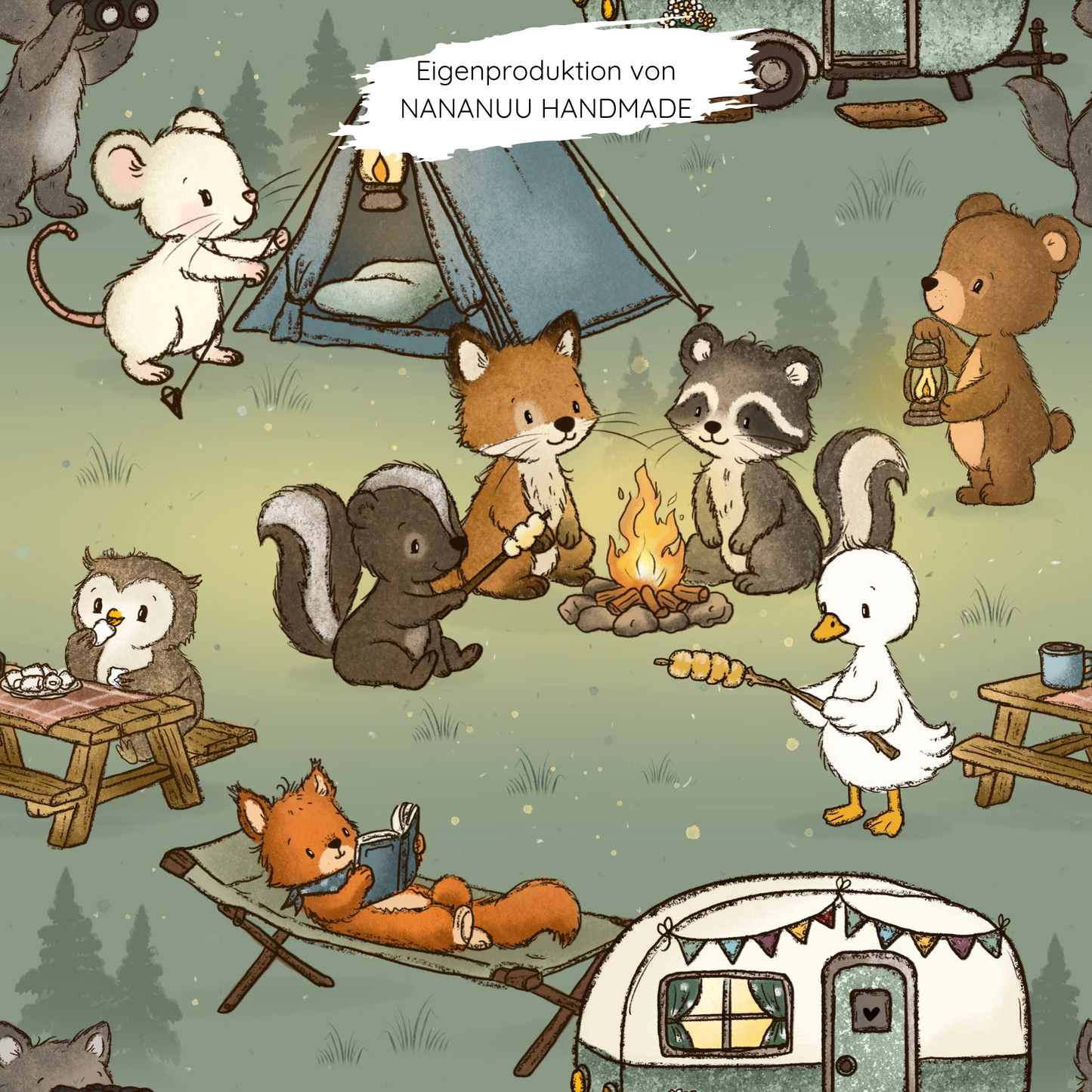 French Terry Camping