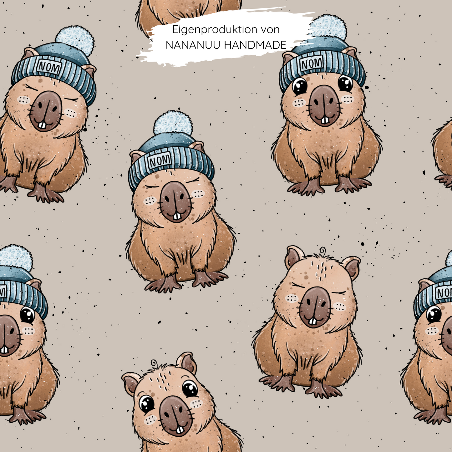 Bio French Terry Capybara