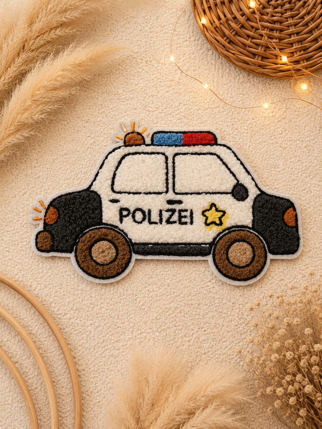 Chenille Patch Polizei