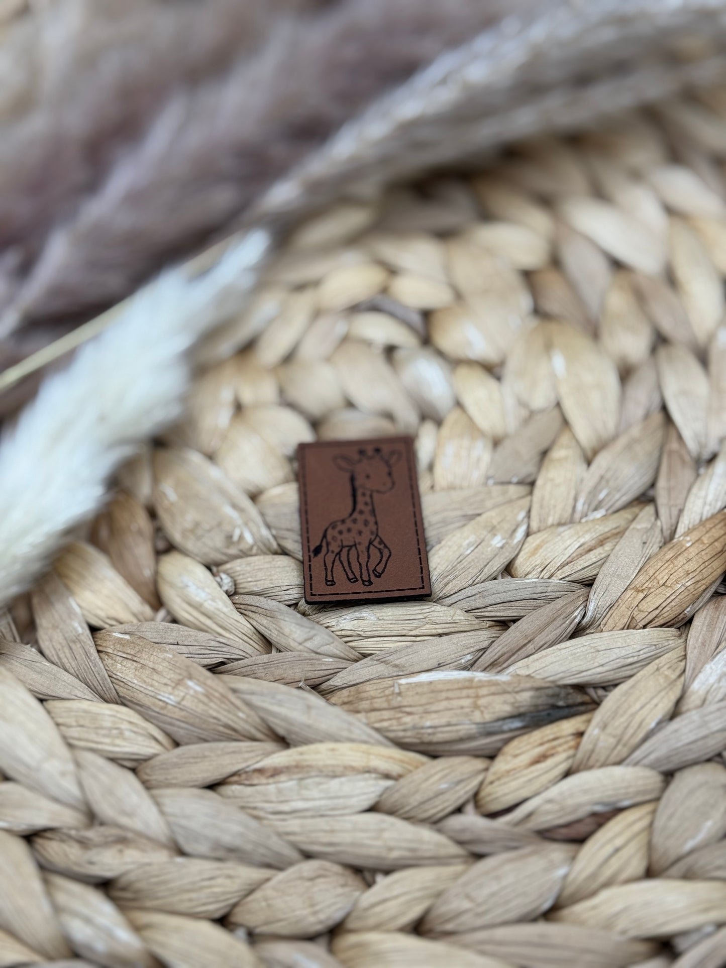 Kunstleder-Label Savanne
