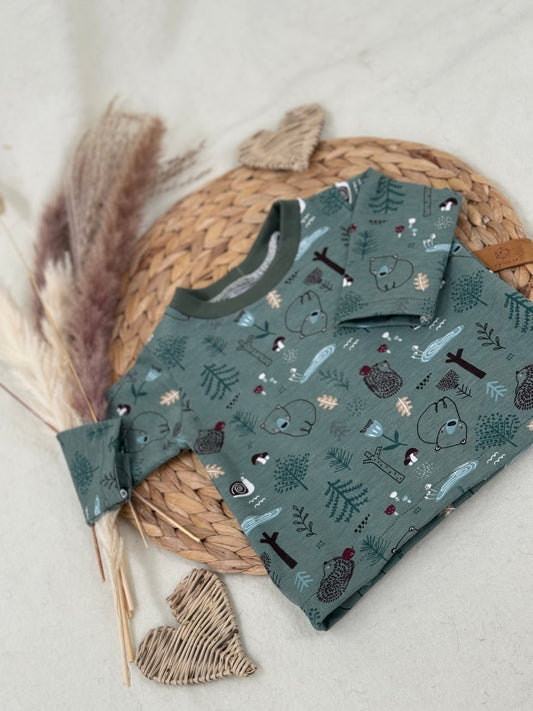 Shirt Waldtiere Größe 56
