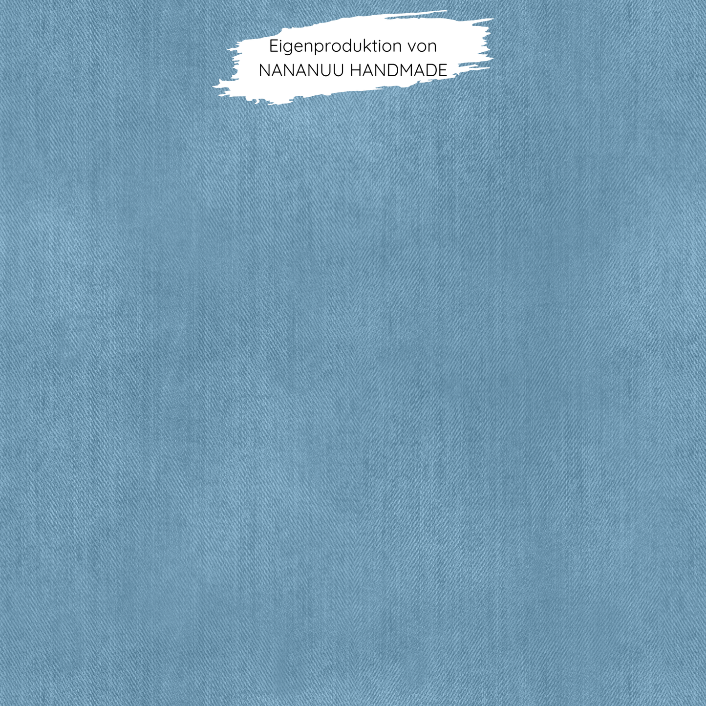 Vorbestellung: French Terry Denim hellblau