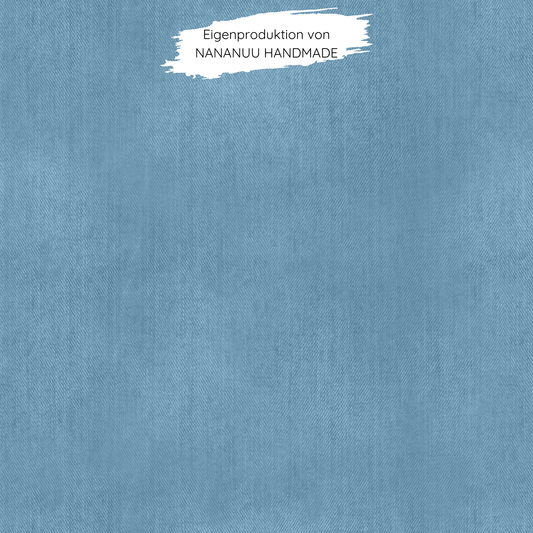 Vorbestellung: French Terry Denim hellblau