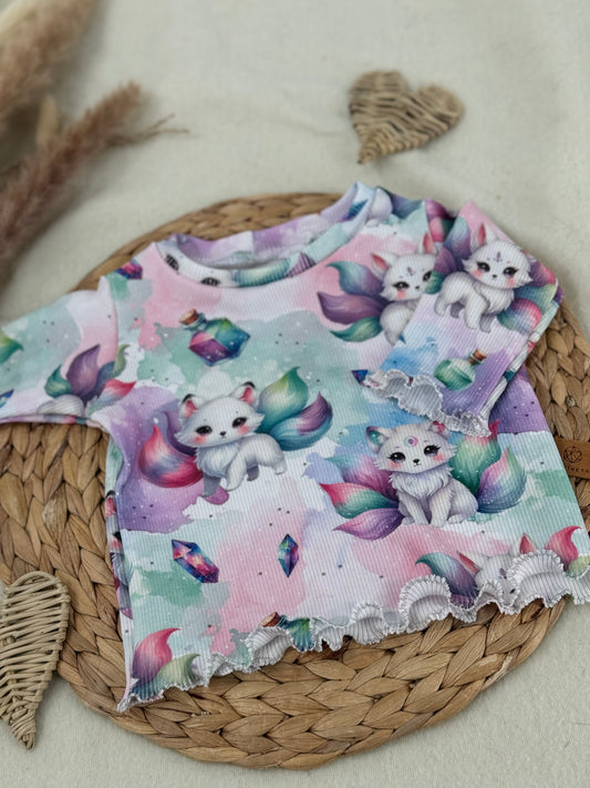 Shirt Rainbow Kitsune Größe 56