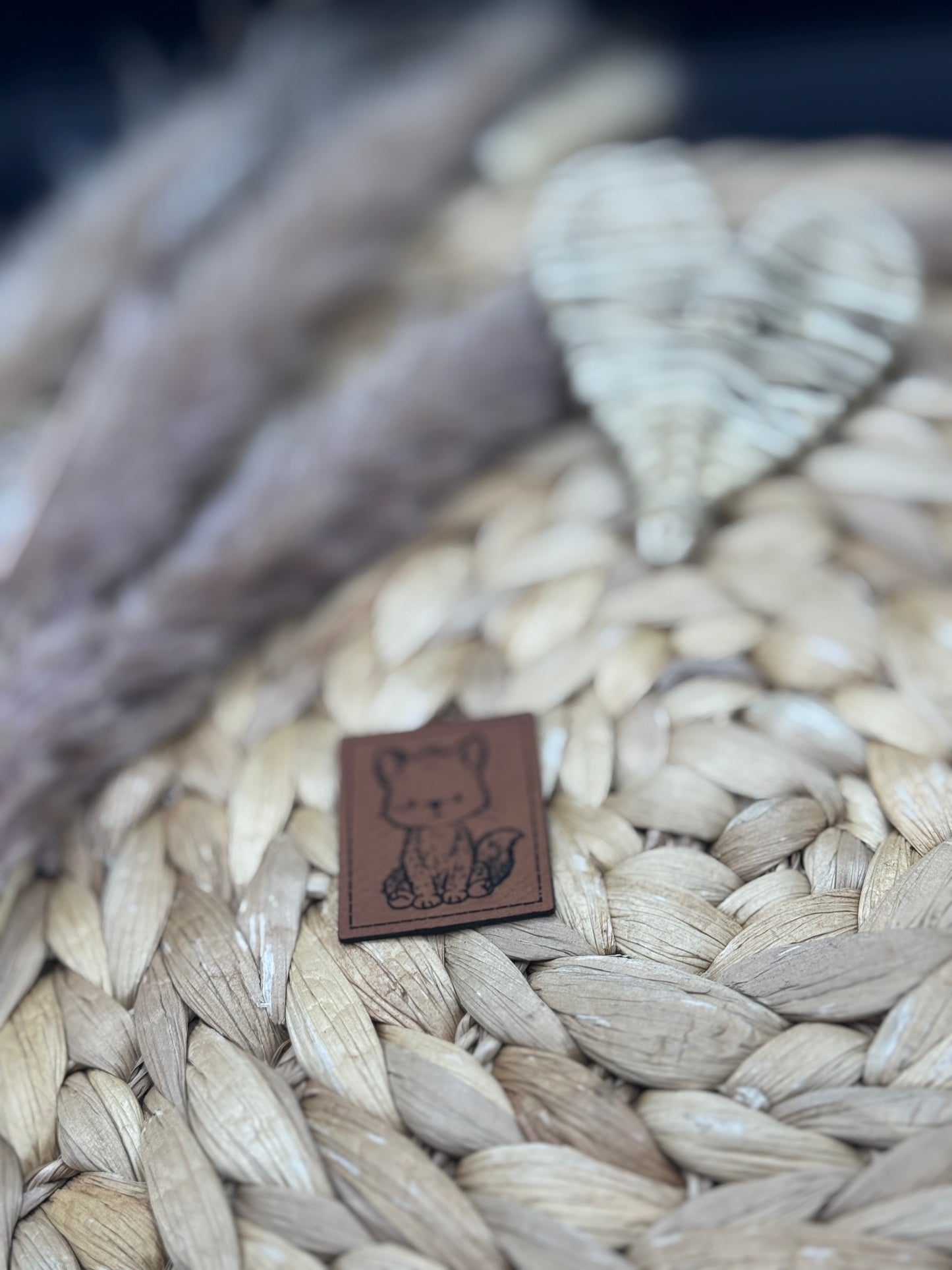 Kunstleder-Label Wolfi