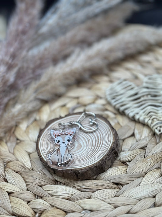 Schlüsselanhänger Rehlein 5cm