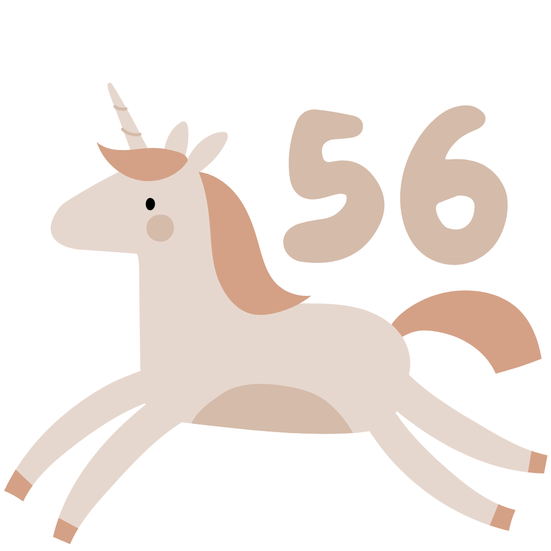 Größenlabel Einhorn
