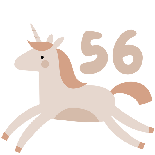 Größenlabel Einhorn