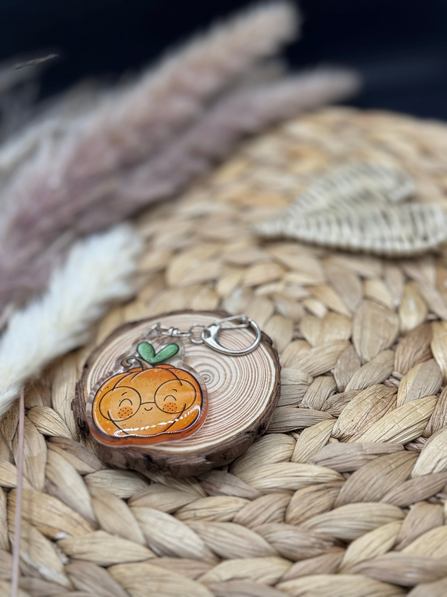 Schlüsselanhänger Kürbis 5cm