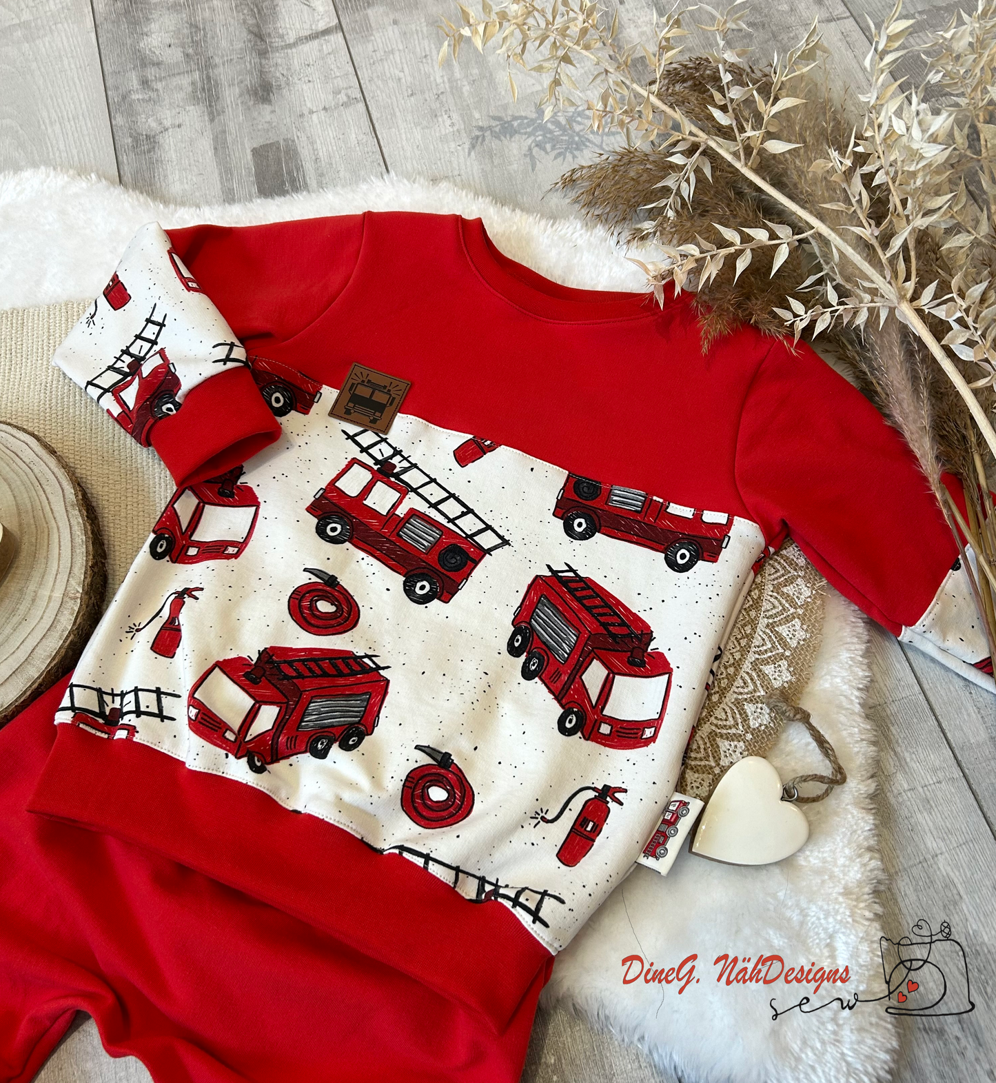 Bio French Terry Feuerwehr Scratch