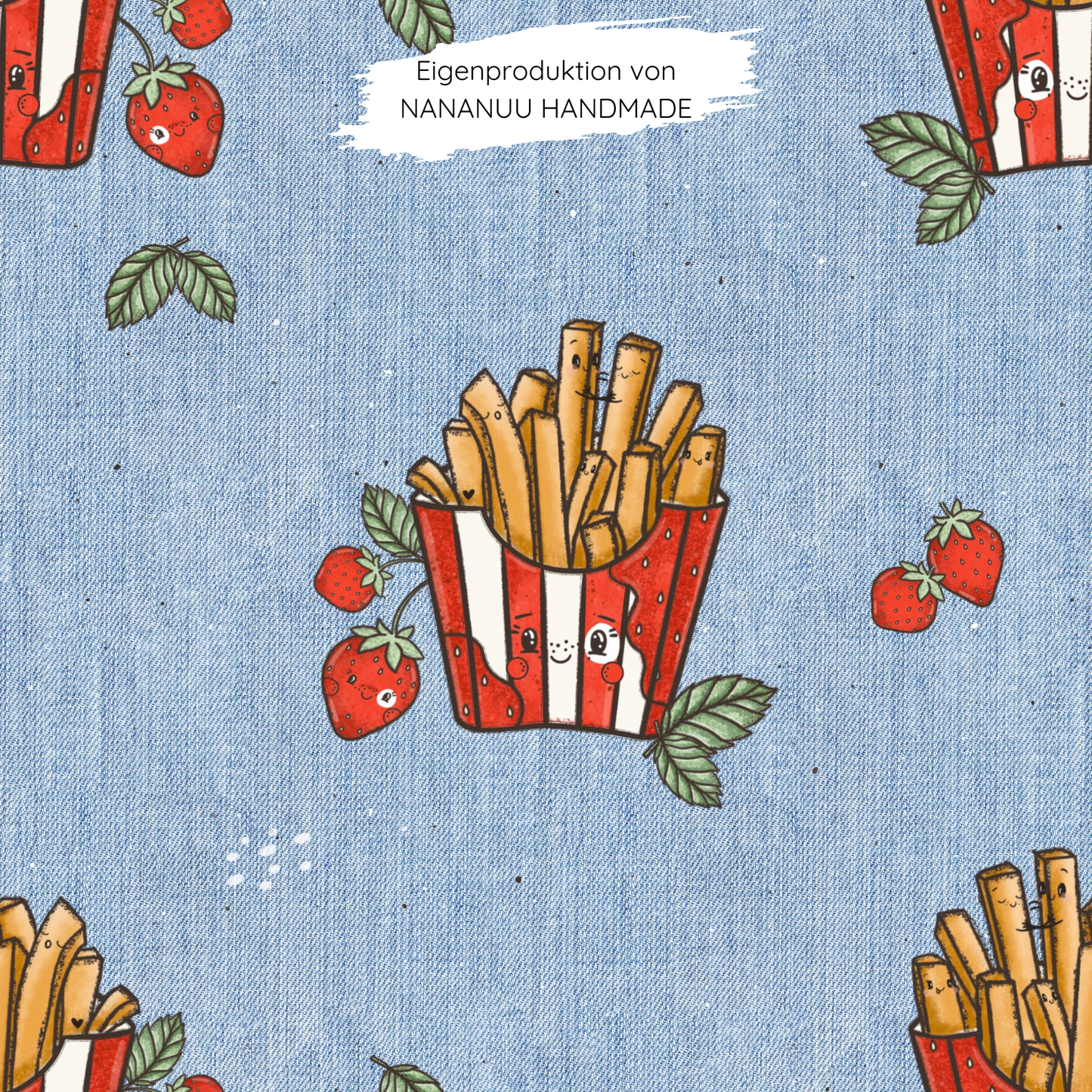 Jersey Denim Fritten
