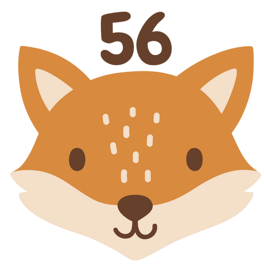 Größenlabel Fuchs