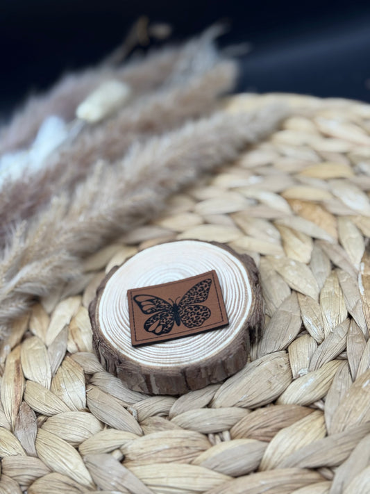Kunstleder-Label Leo Butterfly