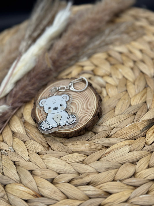 Schlüsselanhänger Eisbärchen 5cm