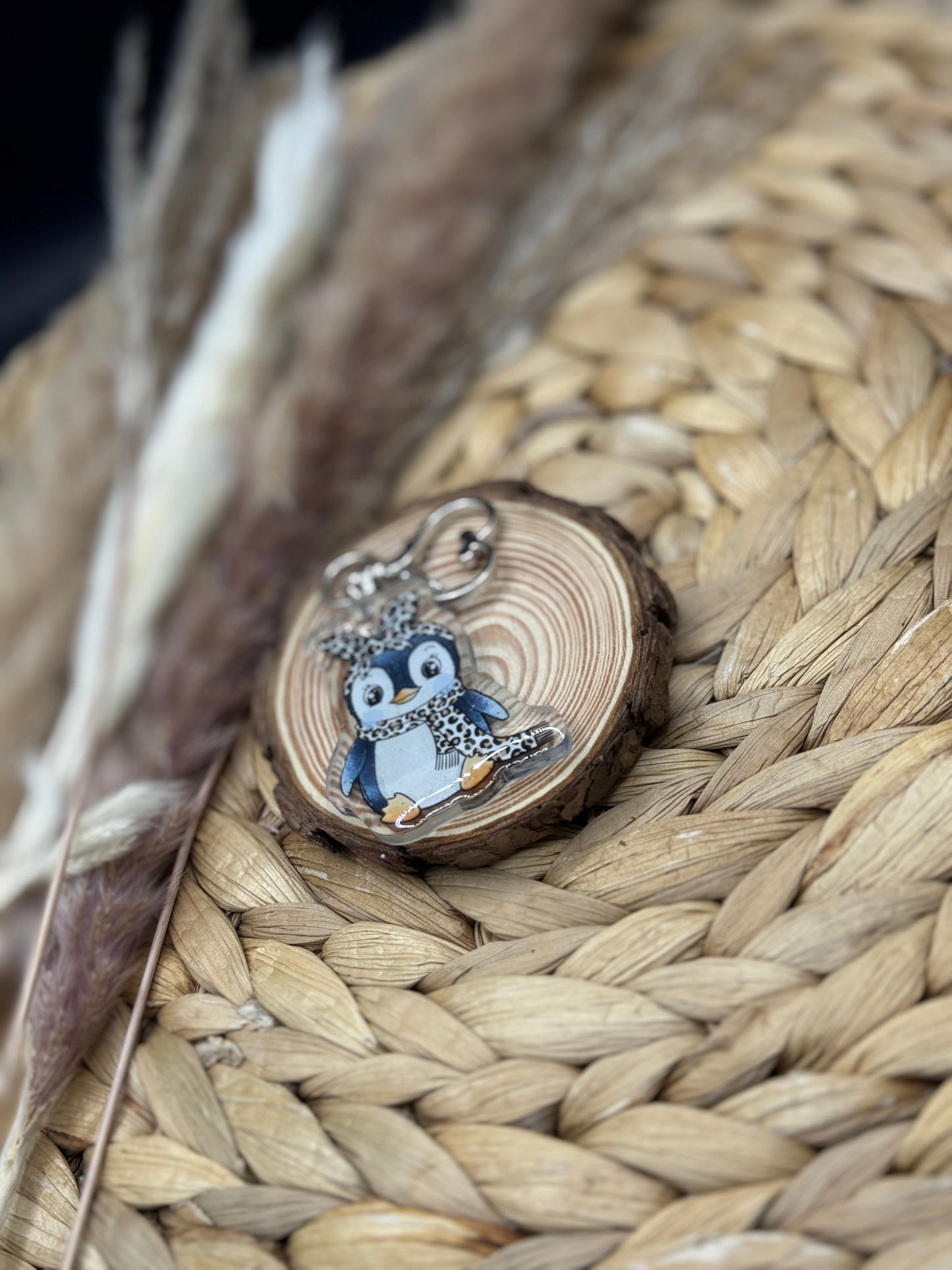 Schlüsselanhänger Pinguin Leo 5cm