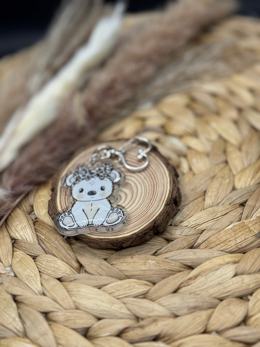 Schlüsselanhänger Eisbärchen Leo 5cm