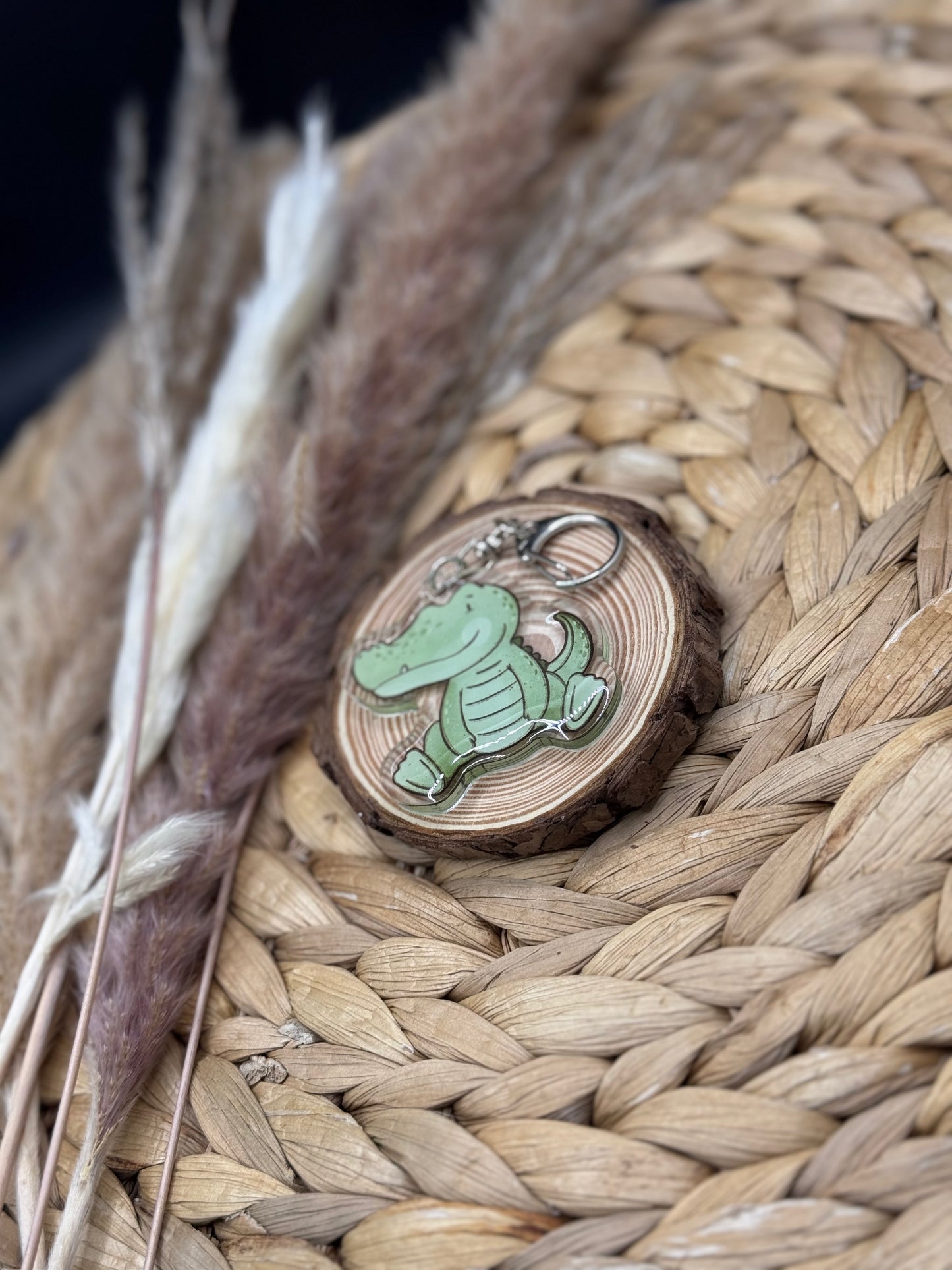 Schlüsselanhänger Krokodil 5cm