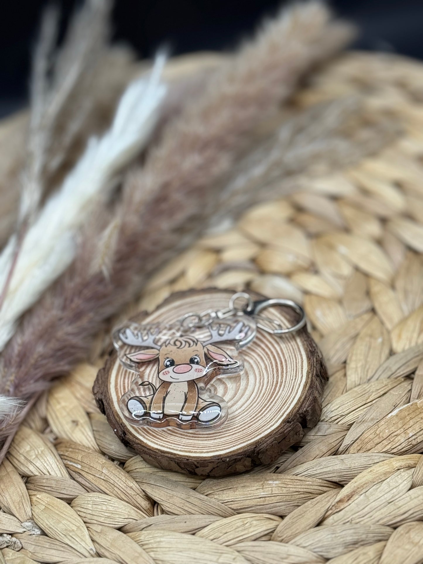 Schlüsselanhänger Elchilein 5cm