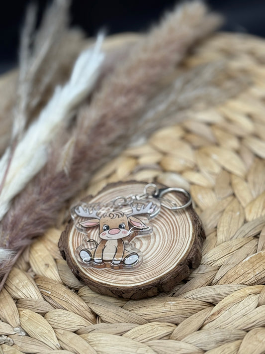 Schlüsselanhänger Elchilein 5cm