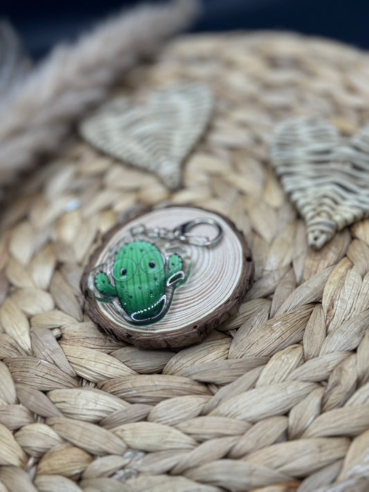 Schlüsselanhänger Happy Kaktus 5cm