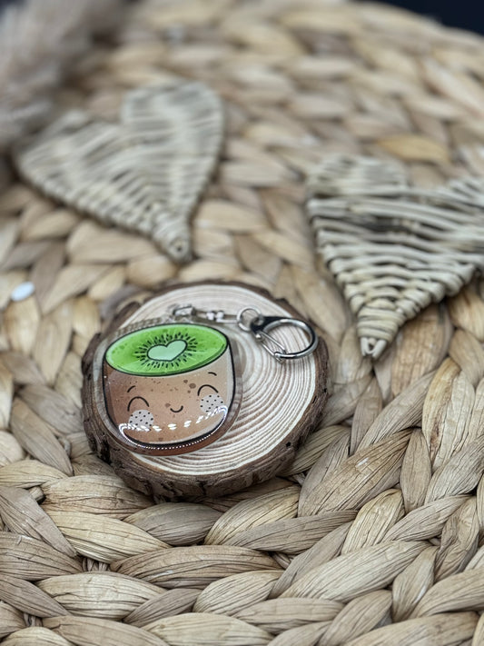 Schlüsselanhänger Kiwi 5cm