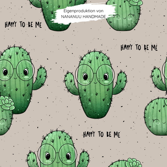 Bio French Terry Happy Kaktus