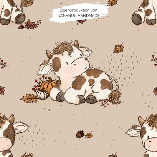 Vorbestellung: French Terry Herbstkuh