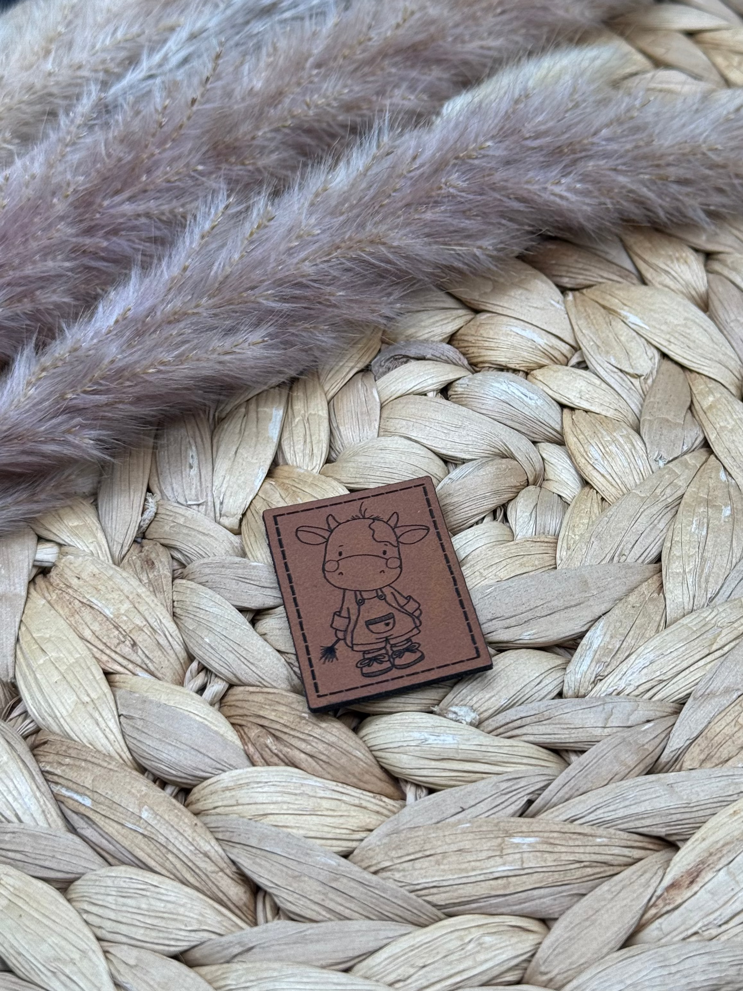 Kunstleder-Label Cowy