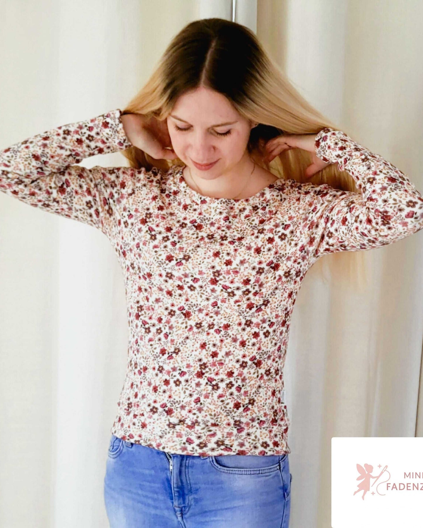 Rib-Jersey Blumentraum