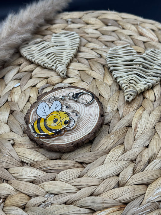 Schlüsselanhänger Bienchen 5cm