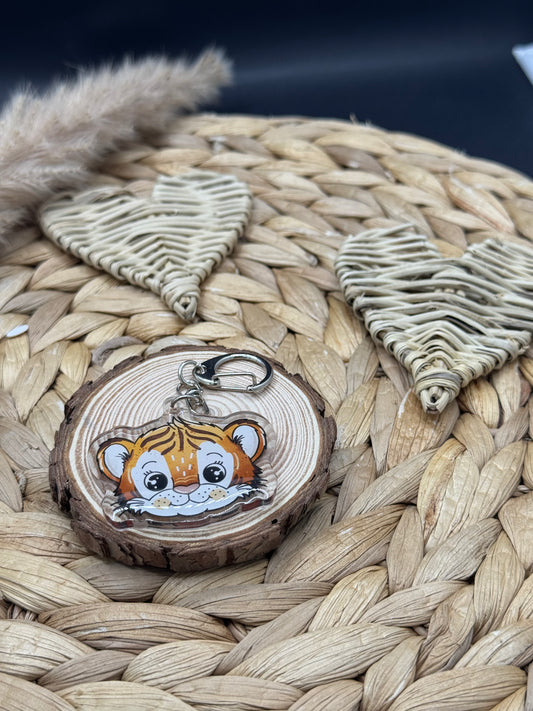 Schlüsselanhänger Tiger 5cm