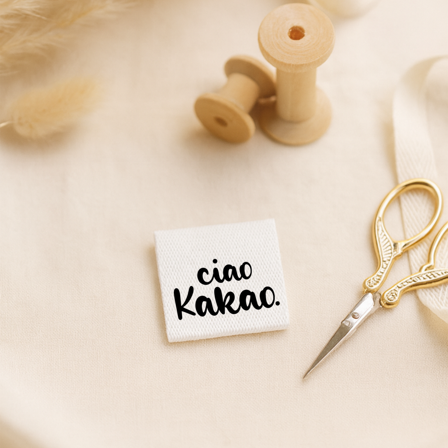 Weblabel Chiao Kakao | 4 Stück