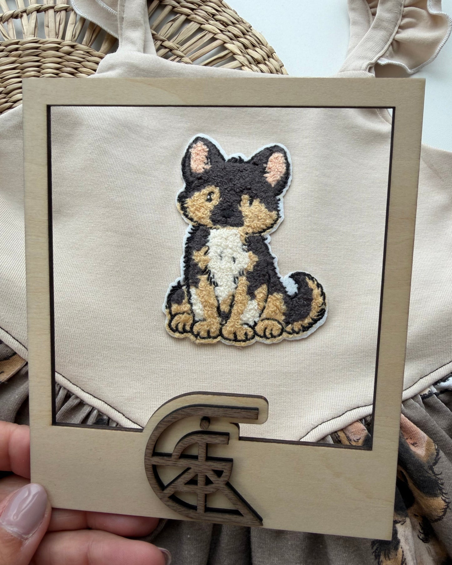 Chenille Patch Adonis Schäferhund