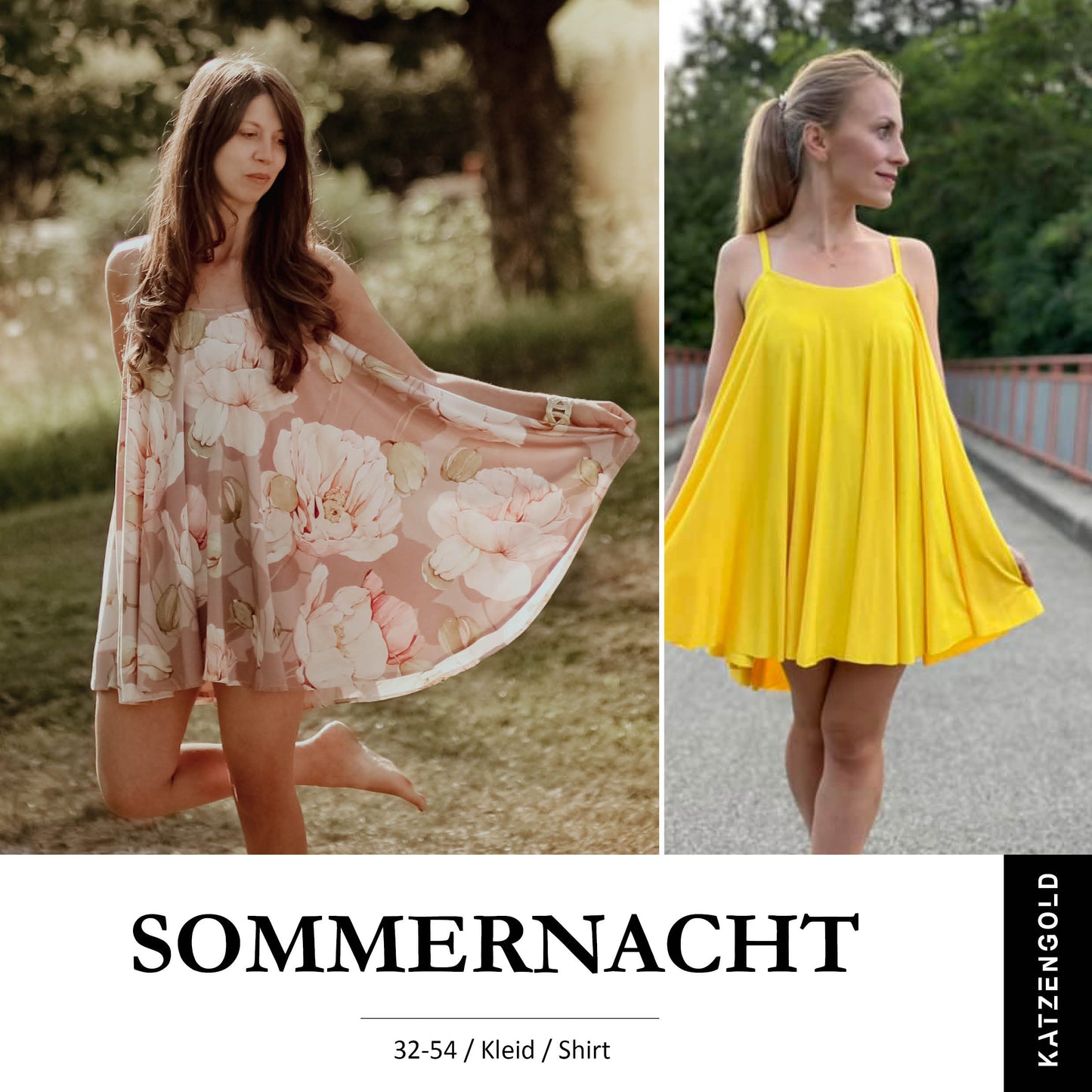 Kleid Sommernacht Damen 32-54