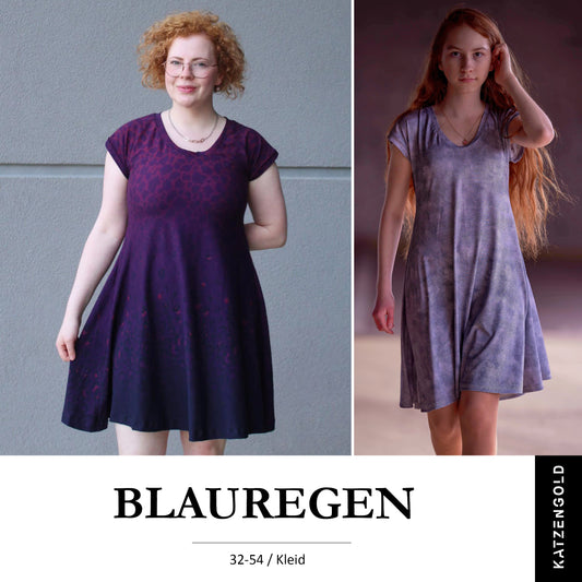 Kleid Blauregen Damen 32-54